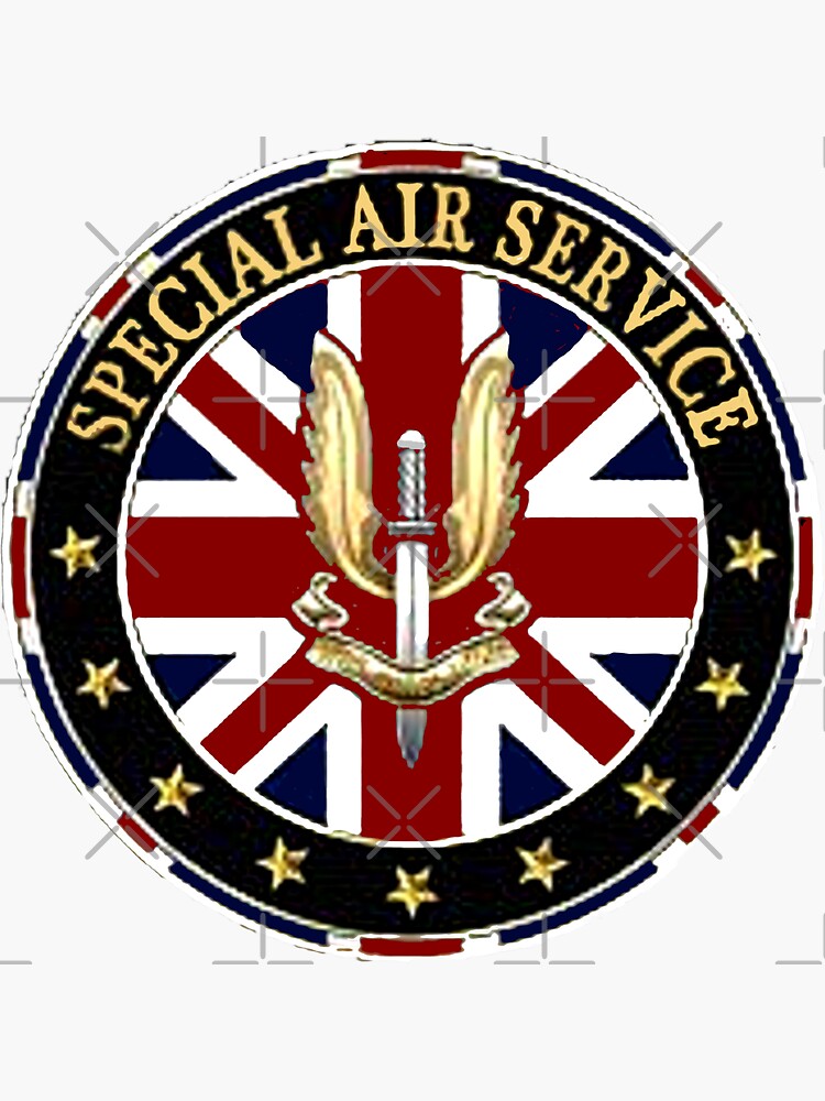 Sas Special Air Service British Medallion Sticker For Sale By