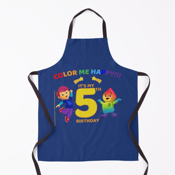 Item preview, Color Me Happy 5th Birthday Boy Shirt Charlie's Colorforms City designed and sold by IntegrityDesign.