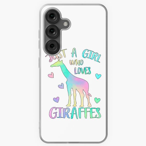 Item preview, Just a girl who loves Giraffes designed and sold by PrettyPittie Shop.