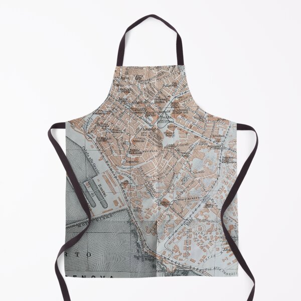 Item preview, Genoa, Italy map, 1800s Italian antique map, Genova Italia designed and sold by djrunnels.