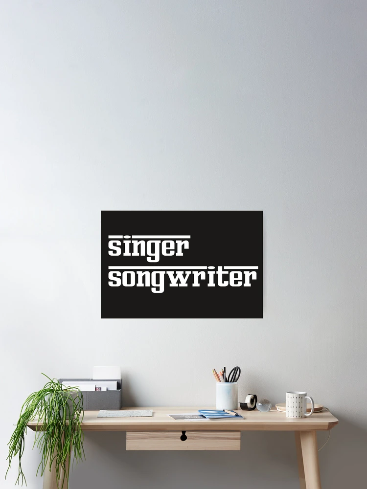 Thumbnail 2 of 3, Poster, Singer Songwriter designed and sold by DesignsofNote.