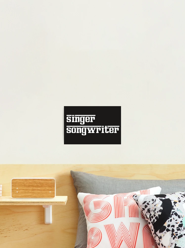 Thumbnail 2 of 3, Photographic Print, Singer Songwriter designed and sold by DesignsofNote.