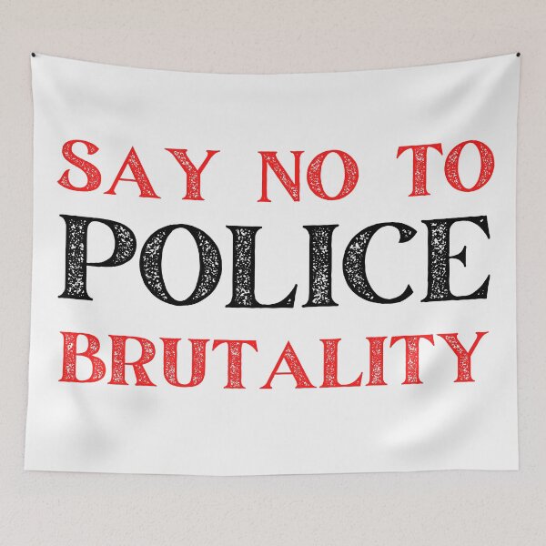 Item preview, SAY NO TO POLICE BRUTALITY designed and sold by MoMasry.