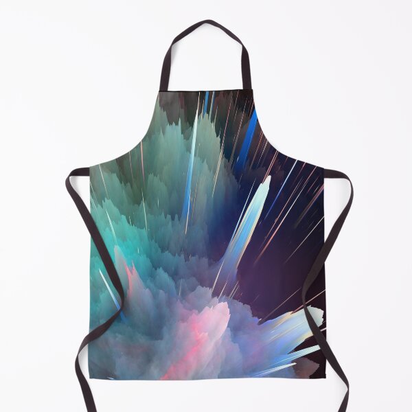 Item preview, Psychedelic Black and Blue Exploding Cosmos, Explosions in the Universe, Outer Space Explosion Art  designed and sold by K. Scott  Teeters.
