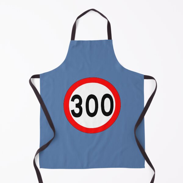 Item preview, Speed limit sign 300. designed and sold by Shiroi-Kuruma.