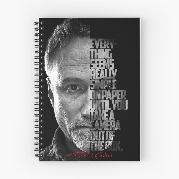 Item preview, Black and white David Fincher Quote. designed and sold by Enea Kelo.