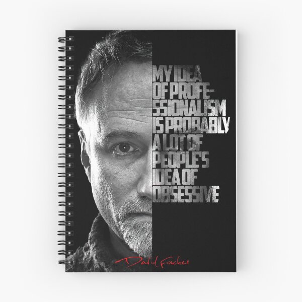 Item preview, Black and white David Fincher Quote. designed and sold by Enea Kelo.