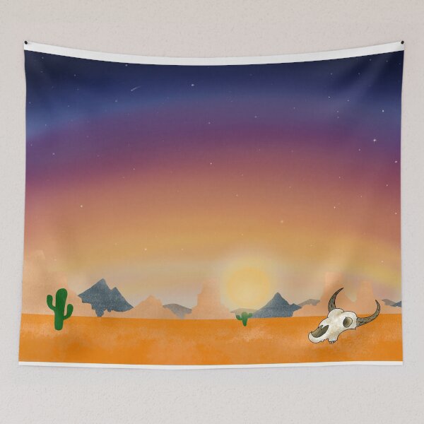 Item preview, Arizona Desert | Skull Cactus Sunset designed and sold by theBlueKazoo.