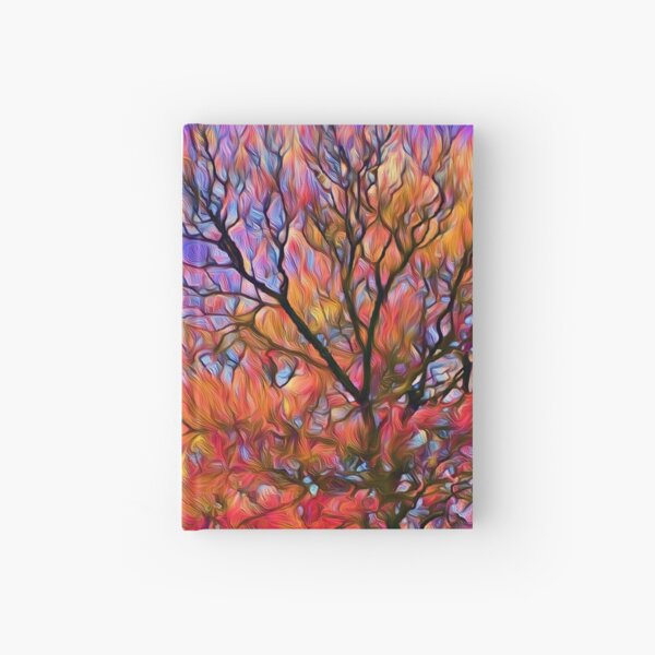 Flammen des Herbstes Notizbuch
