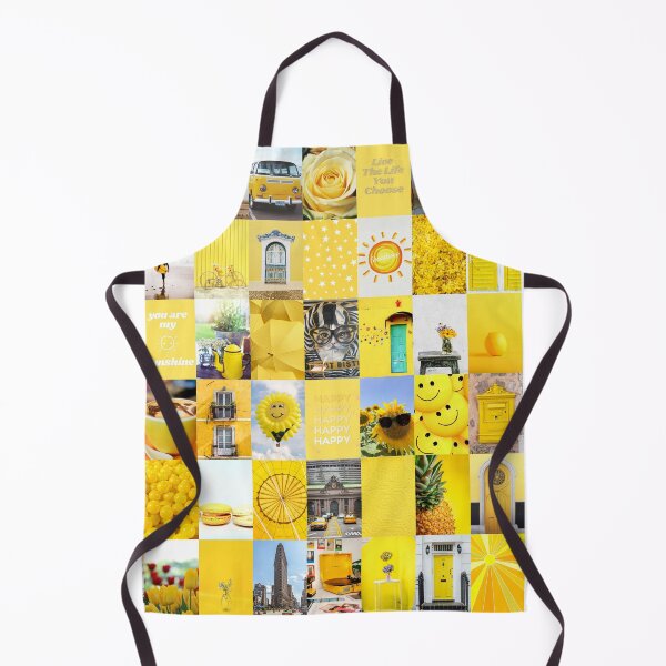 Item preview, Sunshine Yellow Aesthetic Vsco Collage designed and sold by LunaPrintShop.