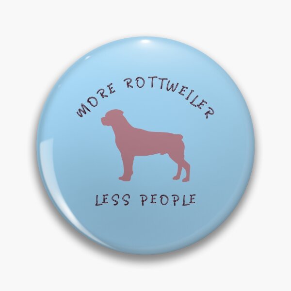 Item preview, More Rottweiler Less People Funny Shirt designed and sold by Guarddogdrive.