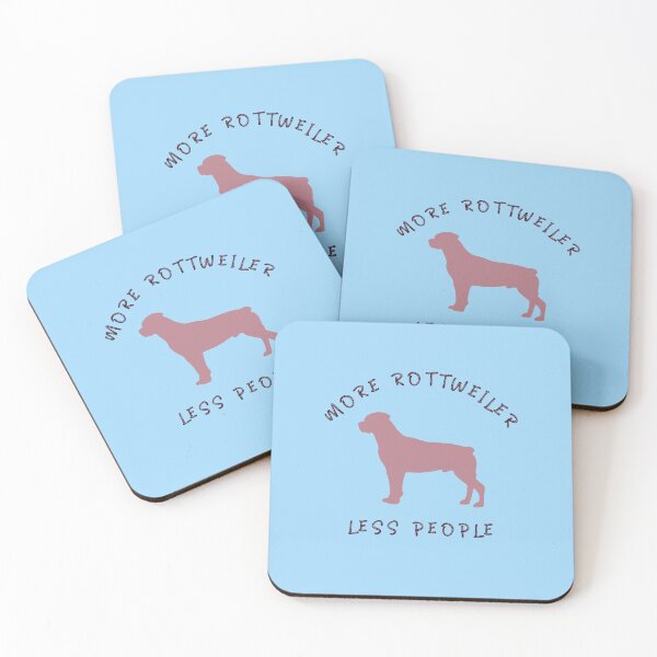 Item preview, More Rottweiler Less People Funny Shirt designed and sold by Guarddogdrive.