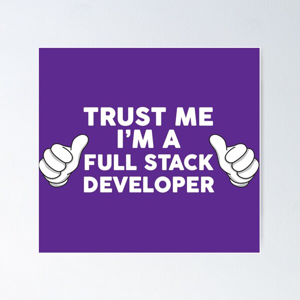 Artikel-Vorschau von Lustiger Full-Stack-Entwickler - Full-Stack-Entwickler, designt und verkauft von sweetlord.