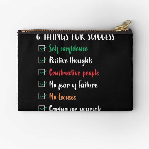 Secrets of success Zipper Pouch