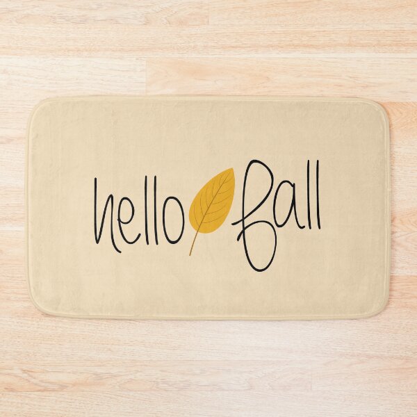 Item preview, Hello Fall Leaf Minimalistic designed and sold by saadmery2020.