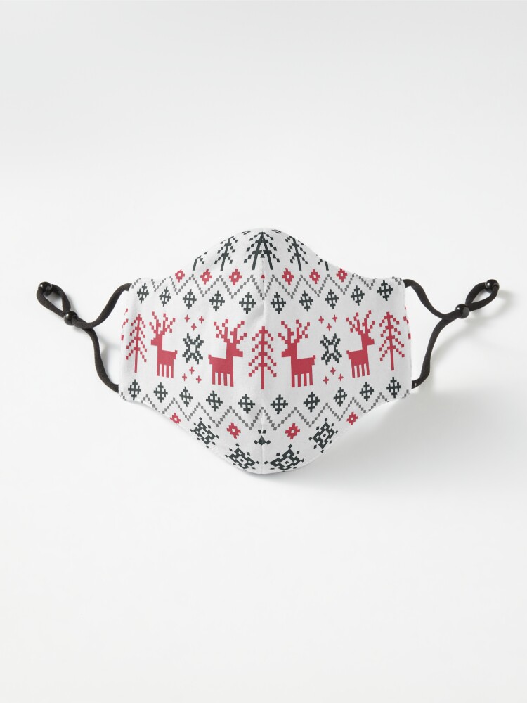 Alternate view of Holiday Sweater Pattern Mask