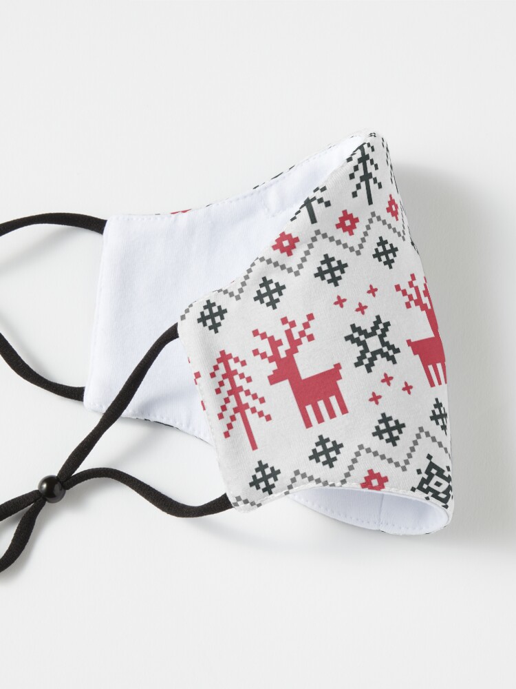 Alternate view of Holiday Sweater Pattern Mask