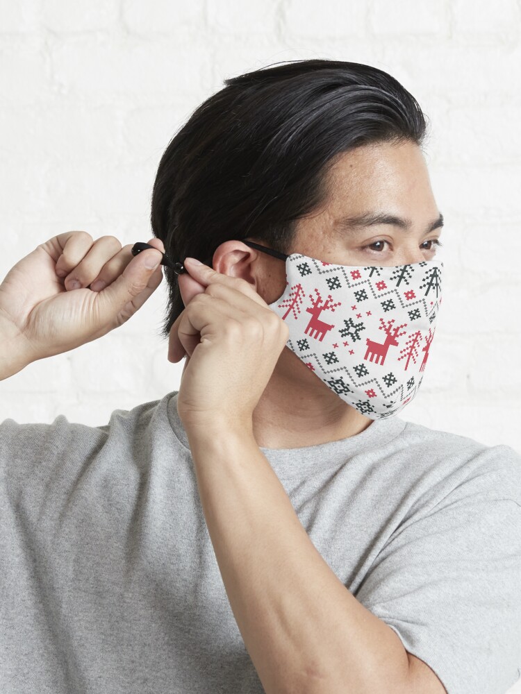 Alternate view of Holiday Sweater Pattern Mask