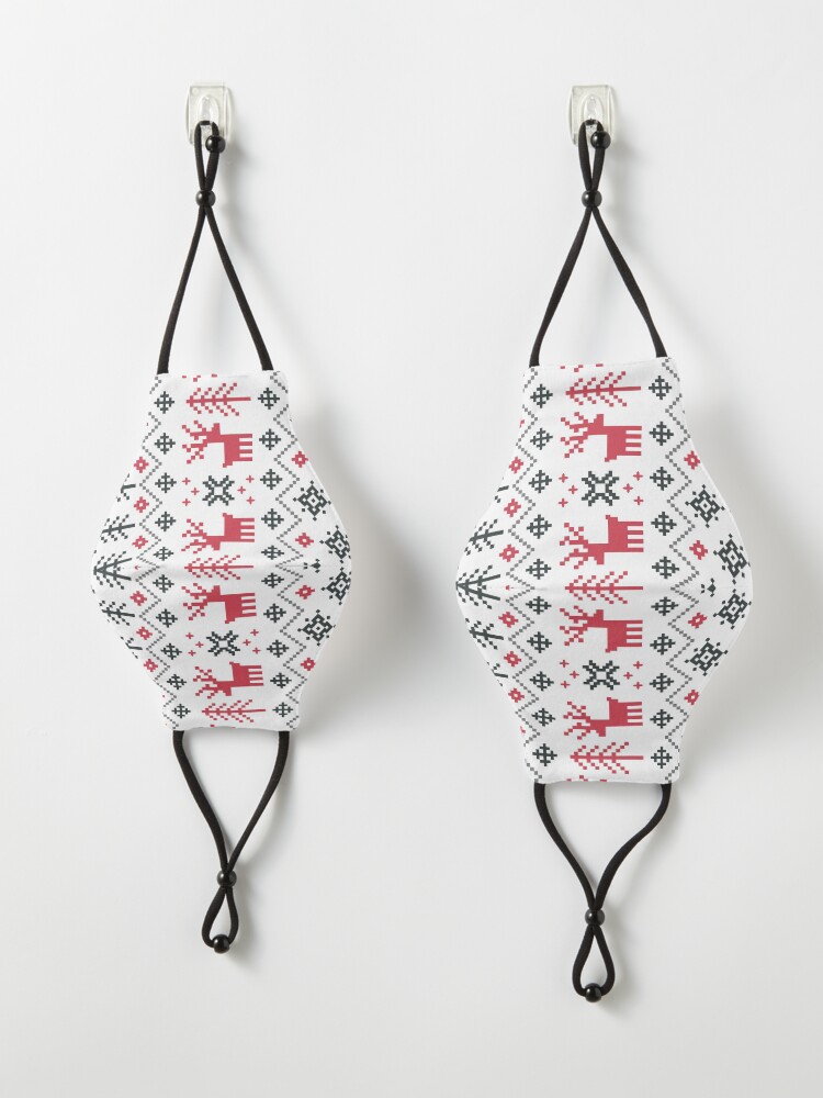 Alternate view of Holiday Sweater Pattern Mask