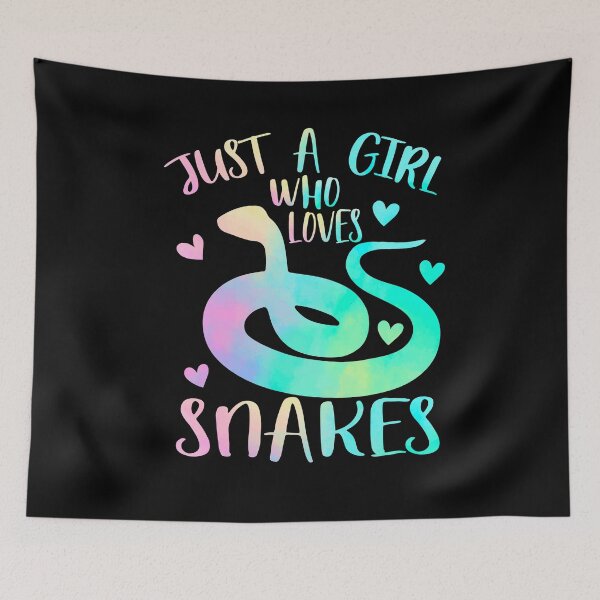 Item preview, Just a Girl who loves Snakes designed and sold by PrettyPittie Shop.