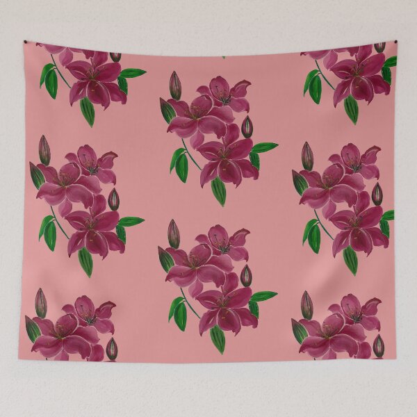 Item preview, Vibrant blossoming Lilies  designed and sold by DollyJ.