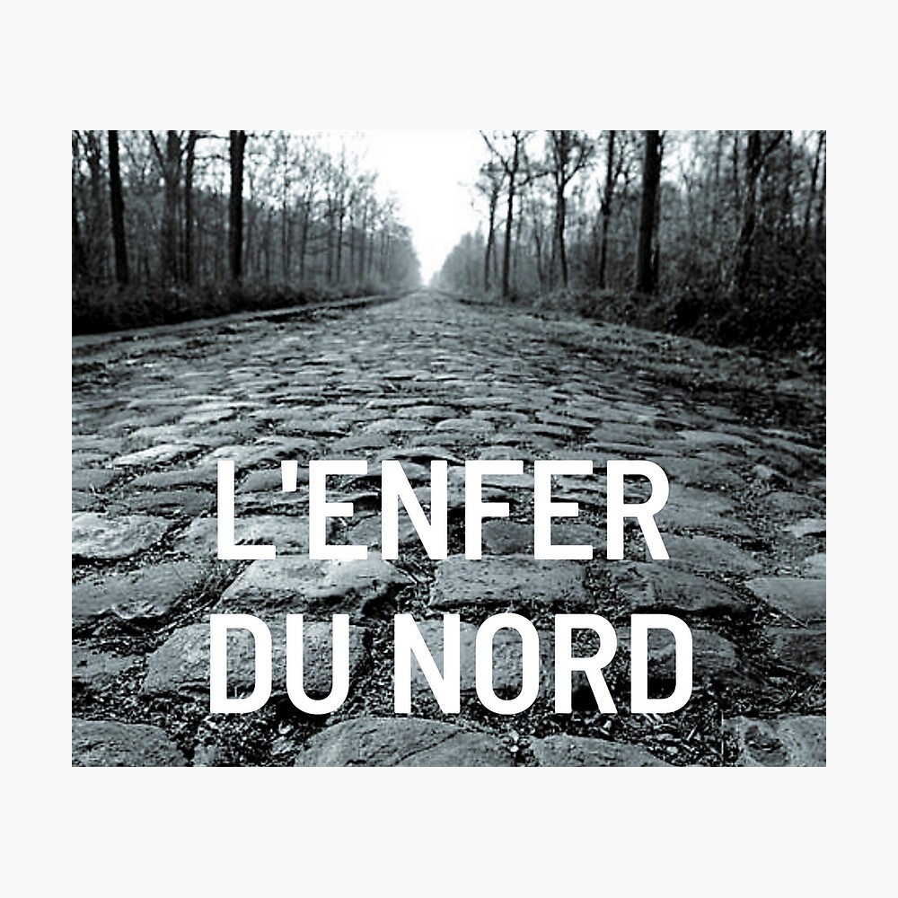 Paris Roubaix L Enfer Du Nord Poster By Jofr Redbubble