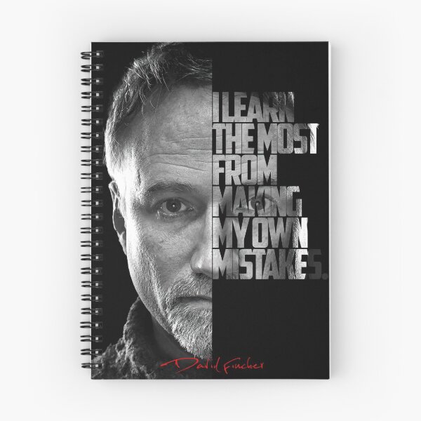 Item preview, Black and white David Fincher Quote. designed and sold by Enea Kelo.