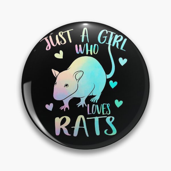 Item preview, Just a Girl who loves Rats designed and sold by PrettyPittie Shop.