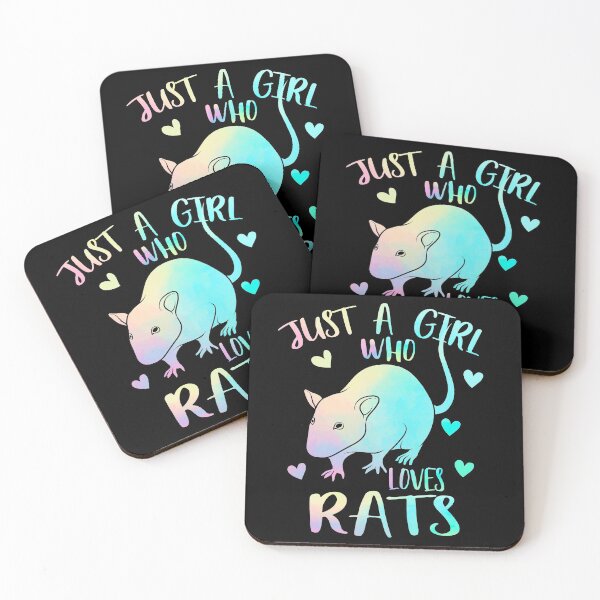 Item preview, Just a Girl who loves Rats designed and sold by PrettyPittie Shop.