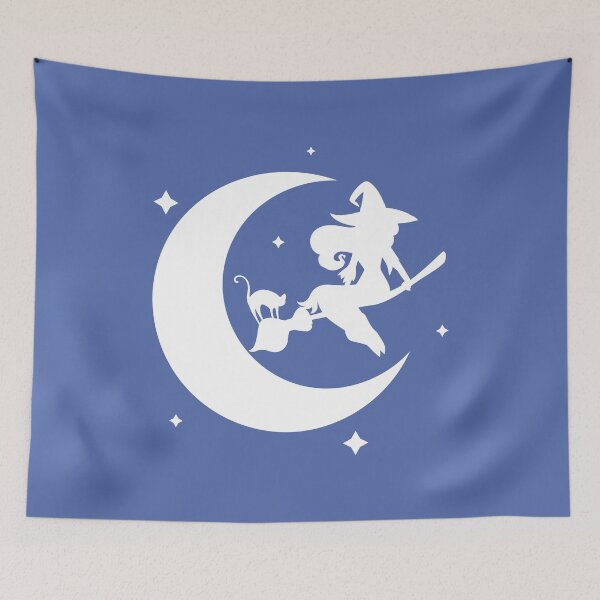 Item preview, MOON WITCH AND HER CAT, HALLOWEEN designed and sold by TheFirstOne.