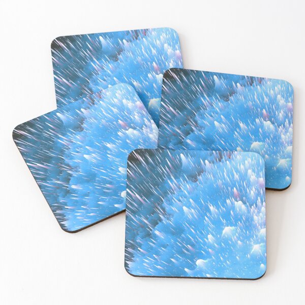 Item preview, Psychedelic Outer Space Design, Universe Explosion Art, Blue and White Exploding Cosmos Design designed and sold by K. Scott  Teeters.