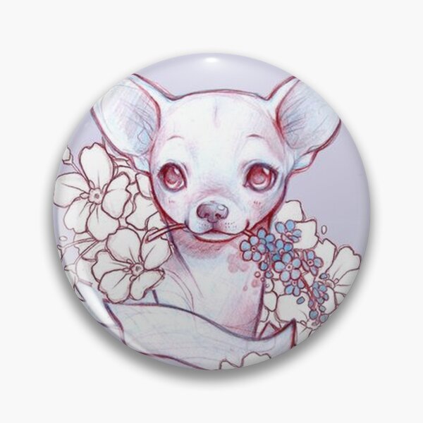 Item preview, Chihuahua with flowers Dog pets dogs cute art designed and sold by Coolstuff4you71.