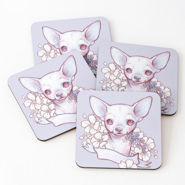 Item preview, Chihuahua with flowers Dog pets dogs cute art designed and sold by Coolstuff4you71.