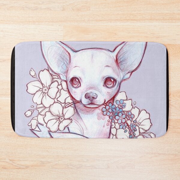 Item preview, Chihuahua with flowers Dog pets dogs cute art designed and sold by Coolstuff4you71.