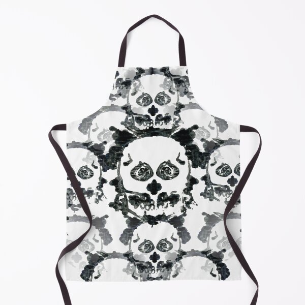 Item preview, Rorschach Skull Inkblot pattern designed and sold by FlutterKatArts.