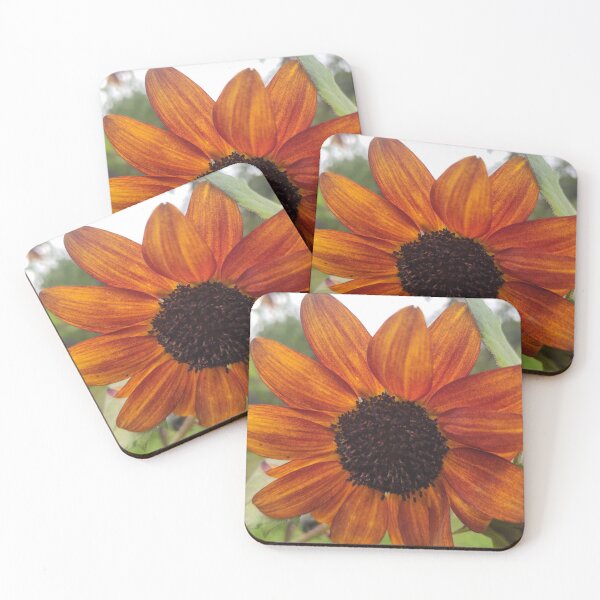 Item preview, Orange sunflower in the wind designed and sold by StephanieCAD.