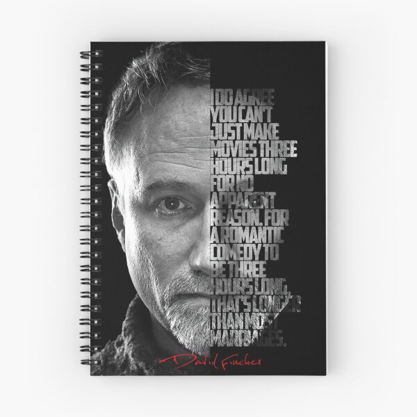 Item preview, Black and white David Fincher Quote. designed and sold by Enea Kelo.