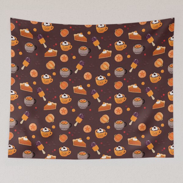 Item preview, Autumn Harvest Pumpkin Pie and Cookies designed and sold by KennefRiggles.