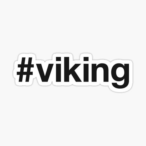 VIKING Hashtag Sticker