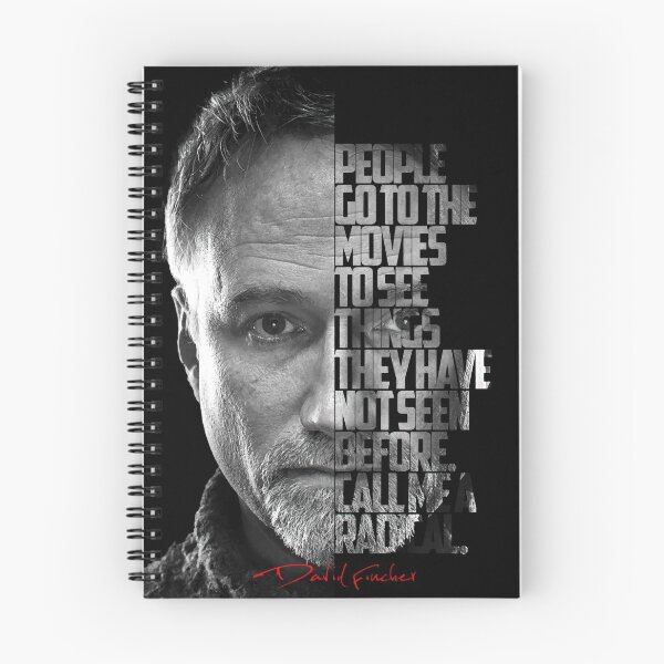 Item preview, Black and white David Fincher Quote. designed and sold by Enea Kelo.