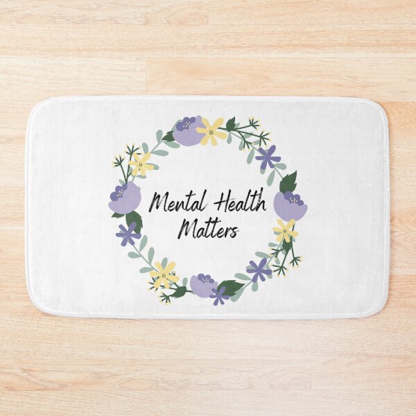 Item preview, Mental Health Matters Quote Flower designed and sold by OneTimeEngineer.