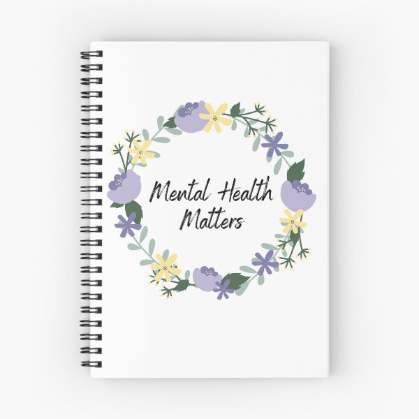 Item preview, Mental Health Matters Quote Flower designed and sold by OneTimeEngineer.
