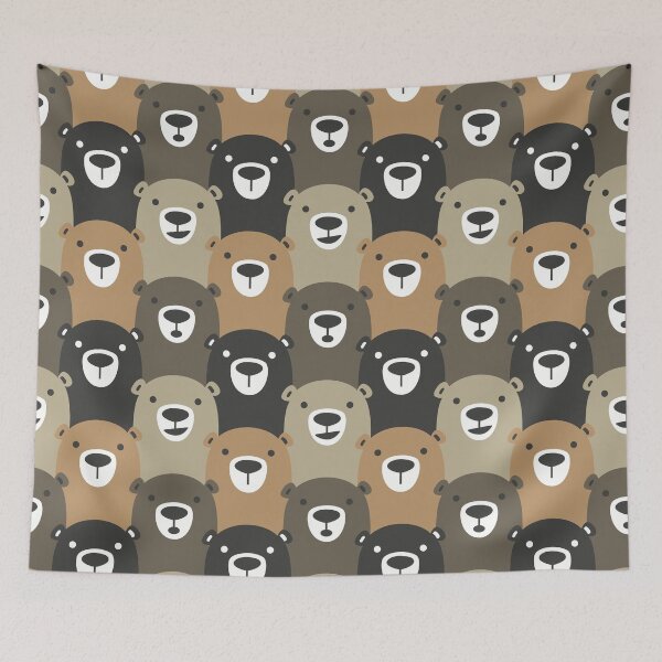 Item preview, Cute Cartoon Cuddly Bears designed and sold by Vector Scout Lab.
