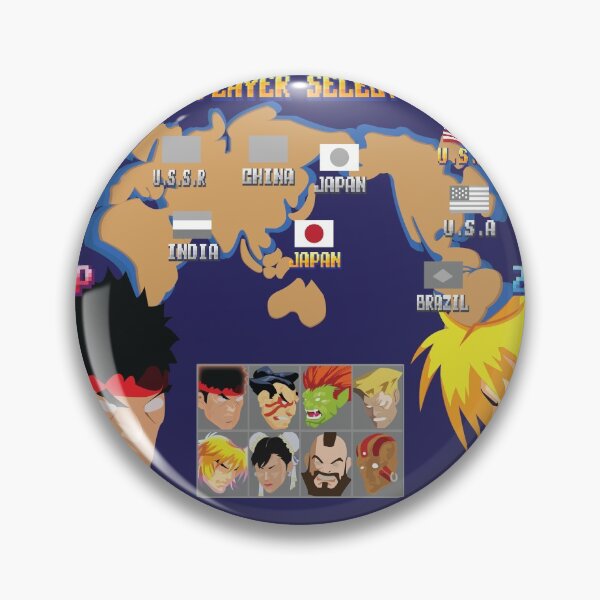 Item preview, Street Fighter Character Select Minimalism designed and sold by OJThatDuDev.