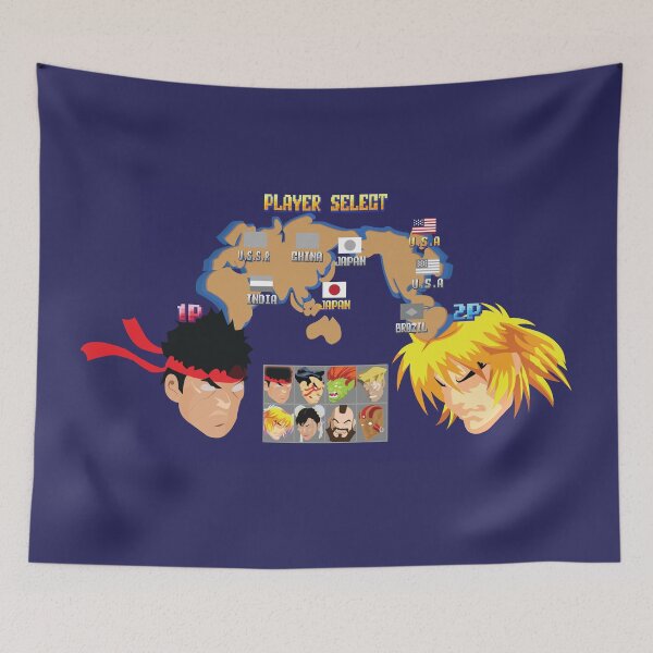 Item preview, Street Fighter Character Select Minimalism designed and sold by OJThatDuDev.
