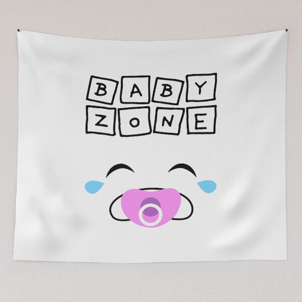 Item preview, Cute Crying Baby With A Pacifier Baby Zone designed and sold by Paulina Vanlife.