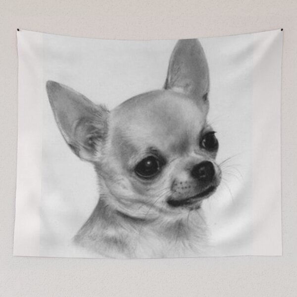 Item preview, Chihuahua with flowers Dog pets dogs full face art designed and sold by Coolstuff4you71.
