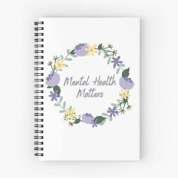 Item preview, Mental Wellbeing Mental Health Matters Quote Flower designed and sold by OneTimeEngineer.
