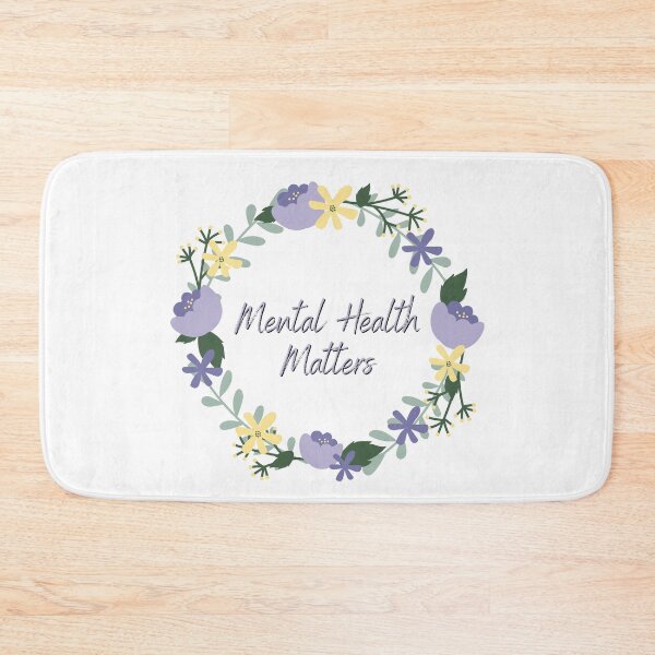 Item preview, Mental Wellbeing Mental Health Matters Quote Flower designed and sold by OneTimeEngineer.