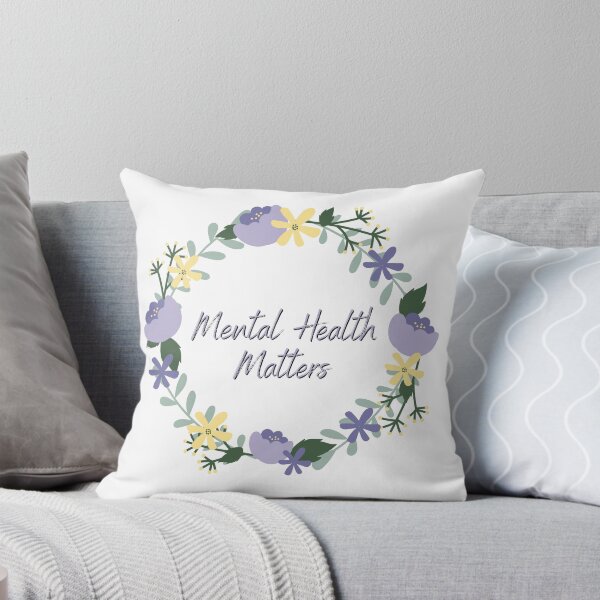 Item preview, Mental Wellbeing Mental Health Matters Quote Flower designed and sold by OneTimeEngineer.